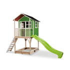 EXIT Loft 700 houten speelhuis - groen - Doika BV - Loft speelhuisjes - EXIT Toys - 8717703021332 - 50.07.22.00