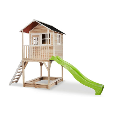 EXIT Loft 700 houten speelhuis - naturel - Doika BV - Loft speelhuisjes - EXIT Toys - 8717703021325 - 50.07.21.00