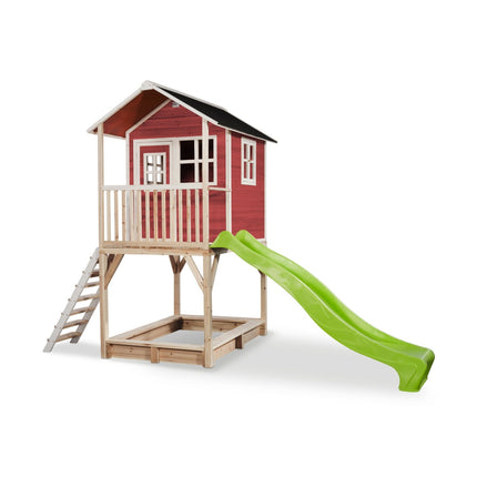 EXIT Loft 700 houten speelhuis - rood - Doika BV - Loft speelhuisjes - EXIT Toys - 8717703021349 - 50.07.23.00