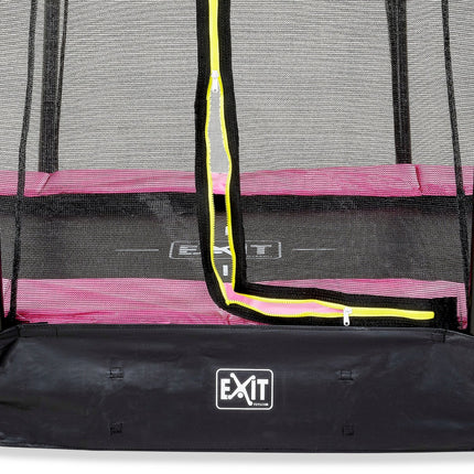 EXIT Silhouette inground trampoline 153x214cm met veiligheidsnet - roze - Doika BV - Trampoline - EXIT Toys - 8720088262481 - 12.95.57.60