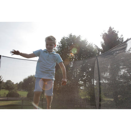 EXIT Silhouette inground trampoline ø244cm met veiligheidsnet - groen - Doika BV - Trampoline - EXIT Toys - 8719743250550 - 12.95.08.40