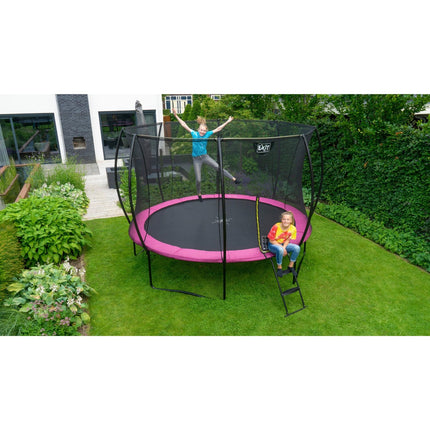 EXIT Silhouette trampoline ø427cm - roze - Doika BV - Trampoline - EXIT Toys - 8719743250338 - 12.93.14.60