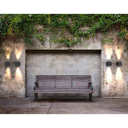 GARDD Cube lamp aluminium grijs 10x10x10cm (DxBxH) - Doika BV - Buitenverlichting - Gardd - GARDD-A3W-100-GREY