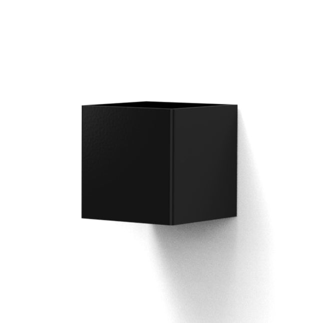 GARDD Cube lamp aluminium zwart 10x10x10cm (DxBxH) - Doika BV - Buitenverlichting - Gardd - GARDD-A3W-100-BLACK