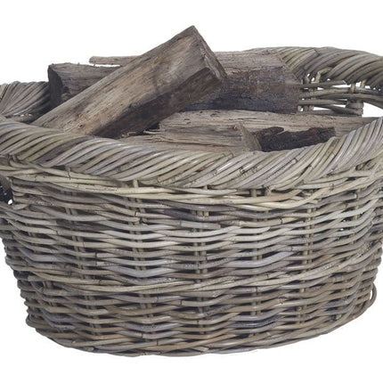 Mand rotan ovaal - Doika BV - Haardaccessoires - Practo Home - W102