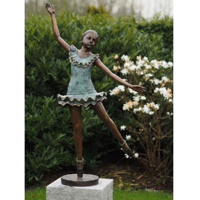 Thermobrass Ballerina 130x64x32cm (HxBxL) - Doika BV - Bronzen beeld - Thermobrass - 5410807890868 - B89086