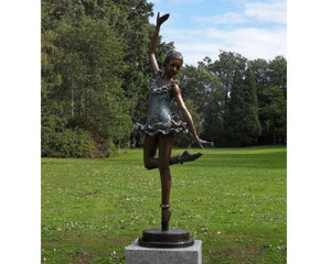 Thermobrass Ballerina 138x56x36cm (HxBxL) - Doika BV - Bronzen beeld - Thermobrass - 5410807890882 - B89088