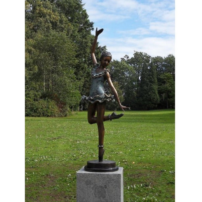 Thermobrass Ballerina 138x56x36cm (HxBxL) - Doika BV - Bronzen beeld - Thermobrass - 5410807890882 - B89088