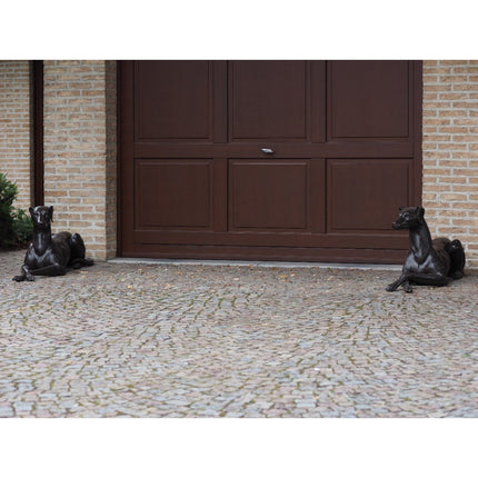 Thermobrass Liggende hond links 51x31x130cm (HxBxL) - Doika BV - Bronzen beeld - Thermobrass - 5410807945391 - B94539