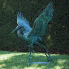 Thermobrass Vliegende kraanvogel 83x75x105cm (HxBxL) - Doika BV - Bronzen beeld - Thermobrass - 5410807013649 - B1364