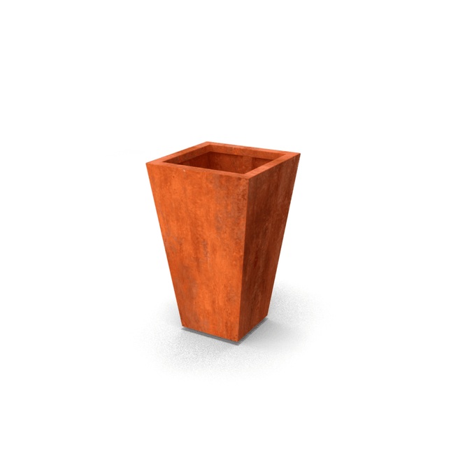 VasoB3 plantenbak - 50x50x80cm 23kg - cortenstaal - LetterBox - Plantenbak - Geroba - VasoB3