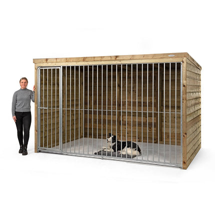 Voldux Hondenkennel Beer 314 x 203 x 196 cm - Doika BV - Hondenkennel - Voldux - 8720569173183 - 8720569173183